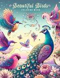 Beautiful Birds Coloring Book: Delve into a World of Whimsical Beauty, Where Each Page Offers a Glimpse into the Colorful Lives of Birds in Their Nat