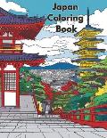 Japan Coloring Book: 50 awesome pictures to color