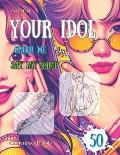 Your idol Color me K-pop Say my name: Color the idol and call him by his name. 50 single pages with guys and girls. Coloring book for relaxation and e
