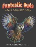 Fantastic Owls: Adult Coloring Book