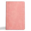 CSB Thinline Bible, Blush Pink Suedesoft Leathertouch