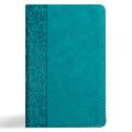 CSB Thinline Bible, Teal Leathertouch