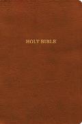 KJV Giant Print Reference Bible, Burnt Sienna Leathertouch, Indexed