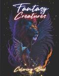 Fantasy Creatures Coloring Book: Magical world of fantastic creatures