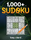 1,000+ Easy to Hard level Sudoku Puzzles: Puzzles with Solutions Book for Adults