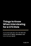 Things to Know When Interviewing for a CFO Role
