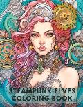 Steampunk Elves Coloring Book