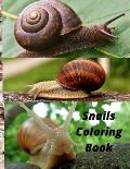 Snails Coloring Book: Snail Lovers Activities Coloring Book