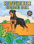 Rottweiler Coloring Book For Kids: Featuring Fun Gorgeous And Unique Stress Relief Relaxation Rottweiler Coloring Pages For Kids