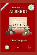 Juan Bautista Alberdi Obras Completas: cartas I
