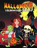 Halloween Coloring Book for Kids: Fun Halloween, Ghost Coloring Activity Book for Boys, Girls, Toddler, Preschooler & Kids Ages 4-8