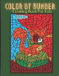 Color By Numbers Book For Kids Ages 8-12: Large Print Birds, Flowers, Animals and Pretty Patterns Paperback