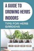 A Guide to Growing Herbs Indoors: Tips For Herb Gardens: How To Grow Herbs