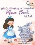 Alice's Adventures in Wonderland Maze Book, Kids 7-11