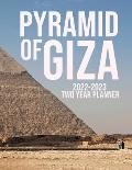 Pyramid of Giza 2022-2023 Two Year Planner: Two Years Starting January 2022 To December 2023, 8.5x 11 To-Do List With Contact Pages, Planning Calend