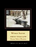 Winter Scene: Frits Thaulow Cross Stitch Pattern
