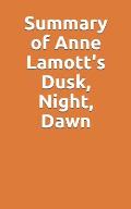 Summary of Anne Lamott's Dusk, Night, Dawn