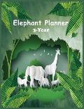 Elephant Planner 3-Year: the happy planner Daily Weekly Monthly Planner Schedule 30 Months 2021-2022-2023 Planner and Organizer:256 PAGES