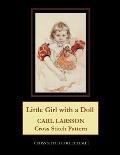 Young Girl with a Doll: Carl Larsson Cross Stitch Pattern