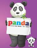 Panda Coloring Book for Kids: Beautiful Gift And Funny Coloring Book for Kids
