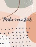 Make a new start: 5 Year Monthly Planner 2022 - 2026 Calendars