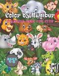 Color By Number coloring Book For Kids Ages 4-8: Animals Coloring Activity Book (Color by Number Books)
