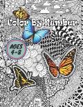 Color By Number Ages 4-8: Coloring Book For Kids Ages 4-8 Boys and Girls, Fun Early Learning, Including Animals & And So Much More (Color By Num