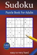 Puzzle Book For Adults: sudoku puzzle for adultes