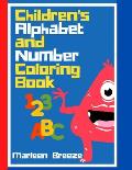 Children's Alphabet and Numbers Coloring Book