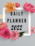 Daily Planner 2022: One Page per Day, 12 Month Organizer, Agenda for one year (oct 2021 - Dec 2022)