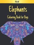 Elephants: Stress Relieving Elephants Designs Coloring Book for Adults for Stress Relief and Relaxation 40 amazing elephants desi