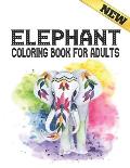 Elephant Coloring Book for Adults: Stress Relieving Elephants Designs Coloring Book Adults for Stress Relief and Relaxation 40 amazing elephants desig