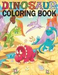 Dinosaur: 50 dinosaur designs Fun Dinosaur Coloring Book for Kids, Boys, Girls and Adult Relax Gift for Animal Lovers Amazing Co