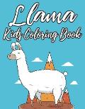 Llama Kids Coloring Book: Designs Of Awesome Llamas To Trace And Color, Coloring Activity Sheets For Children