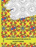 Advanced Coloring Book for Adults: Dazzling Geometric Patterns Coloring Book for Adults,50 Patterns, Volume 4, 8.5x11