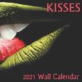 Kisses 2021 wall calendar 8.5X8.5 finish glossy: Kisses 2021 wall calendar