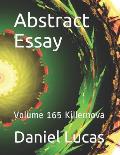 Abstract Essay: Volume 165 Killernova