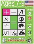 Grade 3, Ages 7-9 Math, Reading, Writing Practice Workbook - Vol1, 3000 Questions: American Content with Answer Keys, Timing and Scoring, Helpful Hint