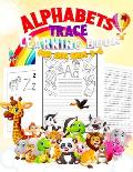 Alphabets: TRACE LEARNING BOOK FOR OUR KIDS 3-6: Jumbo Book 150 pages, ABC Tracing, Kindergarten, Preschool, Dotted Lines, Pen Co