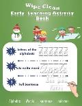 Early Learning Activity Book: Practice for Kids, alphabet's Tracing, Letters, words, and sentences . Fun activity book