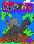 Fun Dinosaur Coloring Book vol. 2 for ages 4 to 8: cute and fun coloring book for young girls and boys who like coloring dinosaurs & prehistoric anima