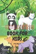 coloring book animals for kids: coloring book animals for kids aged 3-8 paperback