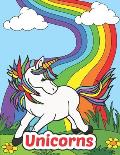 Unicorns: Coloring Book For Kids Ages 4-8