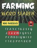 Farming Word Search - 100 Puzzles (vol.1): Brain Games for adults and kids