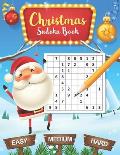 Sudoku Christmas Easy Medium Hard: Christmas Sudoku Puzzles Easy to Hard: 100 Sudoku puzzle book for Kids and Adults Xmas