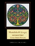 Mandala 61 (Large): Geometric Cross Stitch Pattern