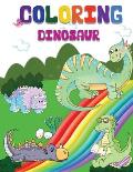 Coloring Dinosaur: Jumbo Kids Coloring & Activity Book Ages 4-8