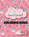 Unicorn, Coloring Book: Unicorn, Coloring Book: For Kids Ages 4-8, 50 pages, beautiful .NEW
