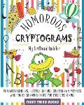 Humorous Cryptograms - My Brilliant Toddler: Fun with Numbers, Letters, Colors: Cryptogram Puzzles and Funny Coloring pages for Toddlers & Kids