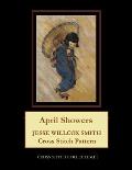 April Showers: Jesse Willcox Smith Cross Stitch Pattern